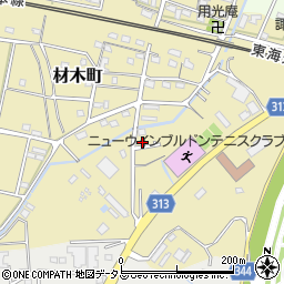 静岡県浜松市中央区材木町492周辺の地図