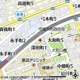 ミシン館神戸店周辺の地図