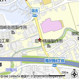 兵庫三菱自動車販売（株）三菱自動車サテライトショップ岩岡周辺の地図