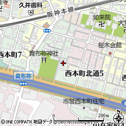 兵庫県尼崎市汐町16-3周辺の地図