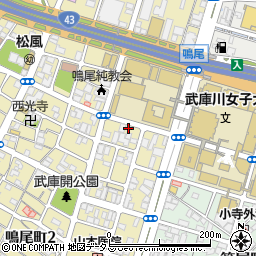 リパーク鳴尾町第２駐車場周辺の地図