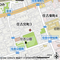 兵庫県神戸市東灘区住吉宮町3丁目6-3周辺の地図