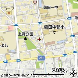 静岡県磐田市国府台13-8周辺の地図