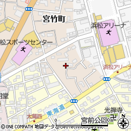 静岡県浜松市中央区宮竹町87周辺の地図