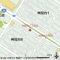 京都府木津川市州見台周辺の地図
