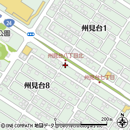 京都府木津川市州見台周辺の地図