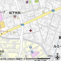 静岡県浜松市中央区和田町442周辺の地図