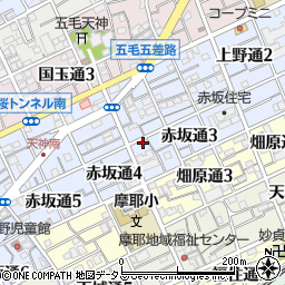 赤坂ハイツ周辺の地図