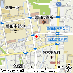 静岡県磐田市国府台8周辺の地図