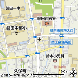 静岡県磐田市国府台8周辺の地図