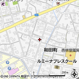 静岡県浜松市中央区和田町370周辺の地図