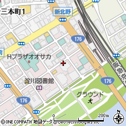 ＡＰパーク淀川１駐車場周辺の地図