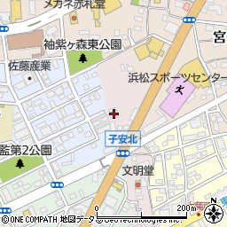 スタータクシーグループ　浜松タクシー株式会社運行管理センター周辺の地図