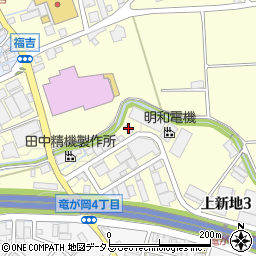 神戸天然物化学　岩岡工場周辺の地図
