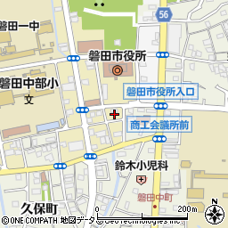 静岡県磐田市国府台2周辺の地図