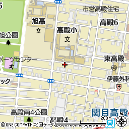 花柳勲麿舞踊稽古場周辺の地図