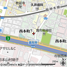 兵庫県尼崎市玄番南之町5-16周辺の地図