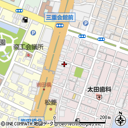 日本生命保険相互会社　ライフプラザ津・ご来店窓口周辺の地図