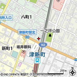 コート津新町周辺の地図