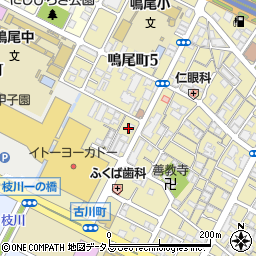 安田動物病院周辺の地図