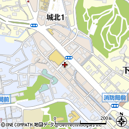 ファミリーマート浜松城北店周辺の地図