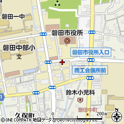 静岡県磐田市国府台2-5周辺の地図