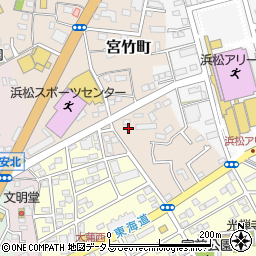 静岡県浜松市中央区宮竹町79周辺の地図