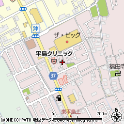 岡山県岡山市東区東平島1036-19周辺の地図