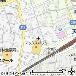 静岡県浜松市中央区和田町191周辺の地図