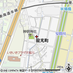静岡県浜松市中央区龍光町188周辺の地図