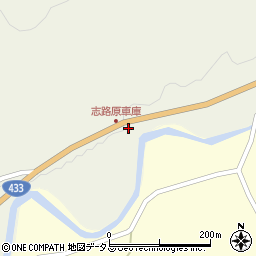 広島県山県郡北広島町志路原349-5周辺の地図