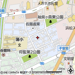 静岡県浜松市中央区神立町107周辺の地図