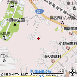 静岡県湖西市鷲津446-3周辺の地図