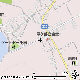 岡山県岡山市東区草ケ部265周辺の地図