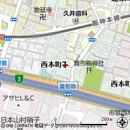 兵庫県尼崎市玄番南之町5-22周辺の地図