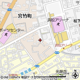 静岡県浜松市中央区宮竹町27周辺の地図