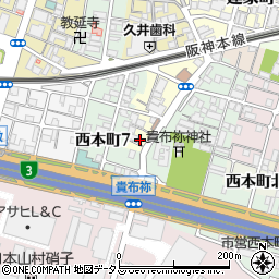 兵庫県尼崎市玄番南之町5-11周辺の地図