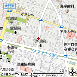 〒514-0016 三重県津市乙部の地図