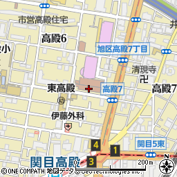 大阪市立介護老人保健施設おとしよりすこやかセンター北部館周辺の地図