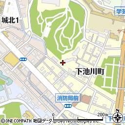 静岡県浜松市中央区下池川町29周辺の地図