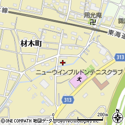 静岡県浜松市中央区材木町480周辺の地図
