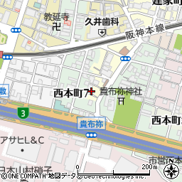 兵庫県尼崎市玄番南之町5-24周辺の地図