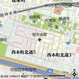 桜木会館周辺の地図
