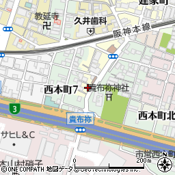 兵庫県尼崎市玄番南之町5-9周辺の地図