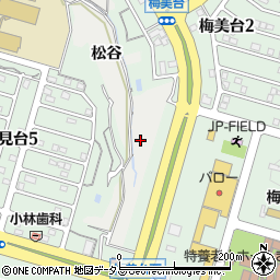 京都府木津川市市坂松谷周辺の地図