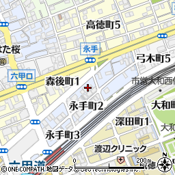 ソフィット六甲道周辺の地図
