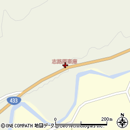 広島県山県郡北広島町志路原286周辺の地図