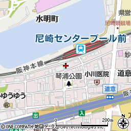 株式会社シニアスタイル尼崎事務所周辺の地図