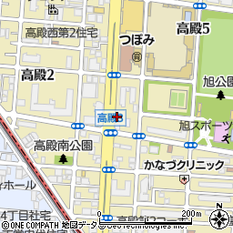 ＡＳＡサカタ高殿営業所周辺の地図