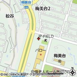 ファミリーマート木津梅美台店周辺の地図